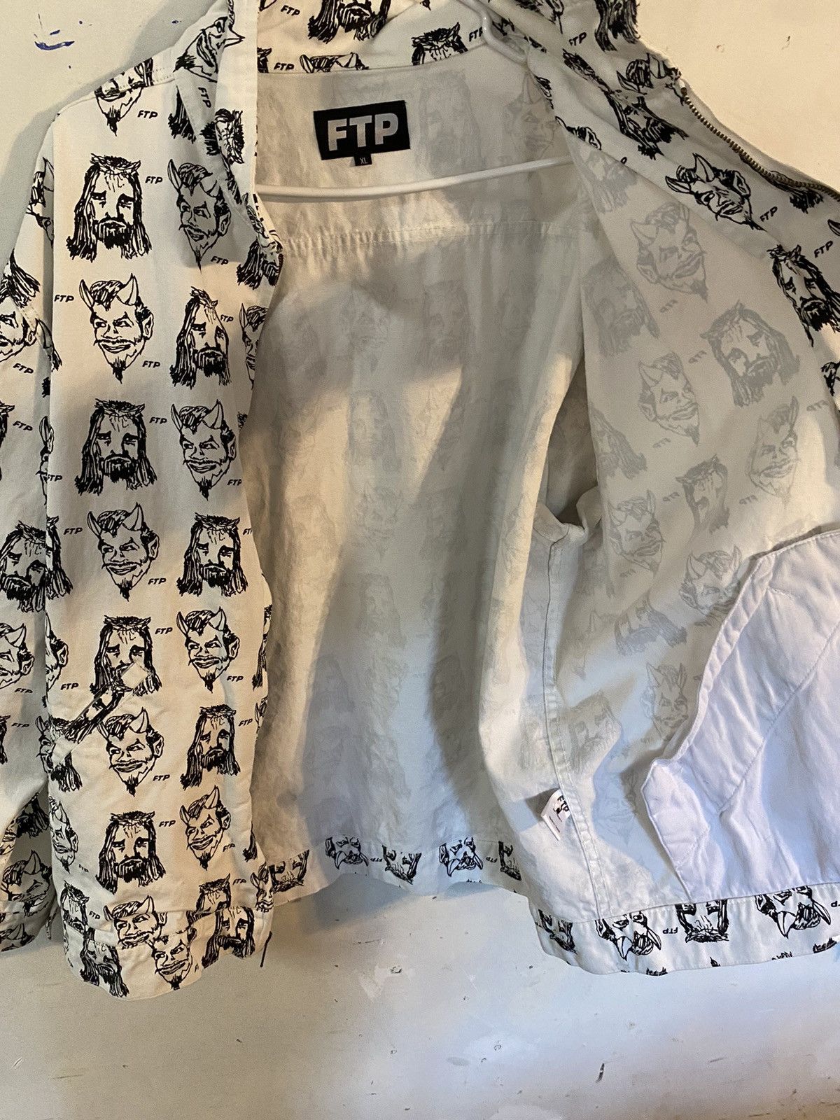 Fuck The Population FTP Heaven or Hell Work Jacket Size US XL / EU 56 / 4 - 5 Thumbnail