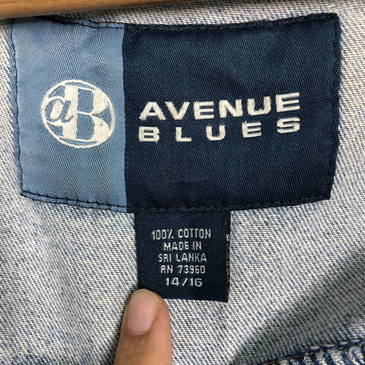 Japanese Brand 📌Vintage Biker Denim Jacket Avenue Blues Issey Miyake Size US M / EU 48-50 / 2 - 18 Thumbnail