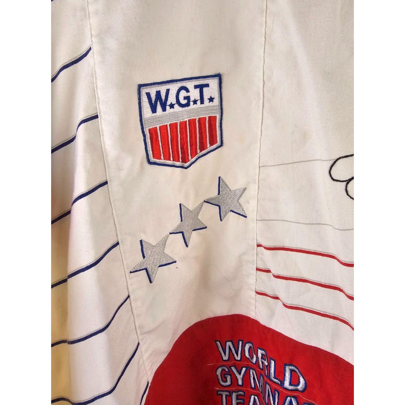 Adidas VINTAGE ADIDAS WORLD GYMNASTIC TEAM OLD SCHOOL SWEATSHIRT XLARGE Pullover 28 32 28 INCH Cross Chest Neck to Cuff Top to Bottom Mens Size US XL / EU 56 / 4 - 4 Thumbnail