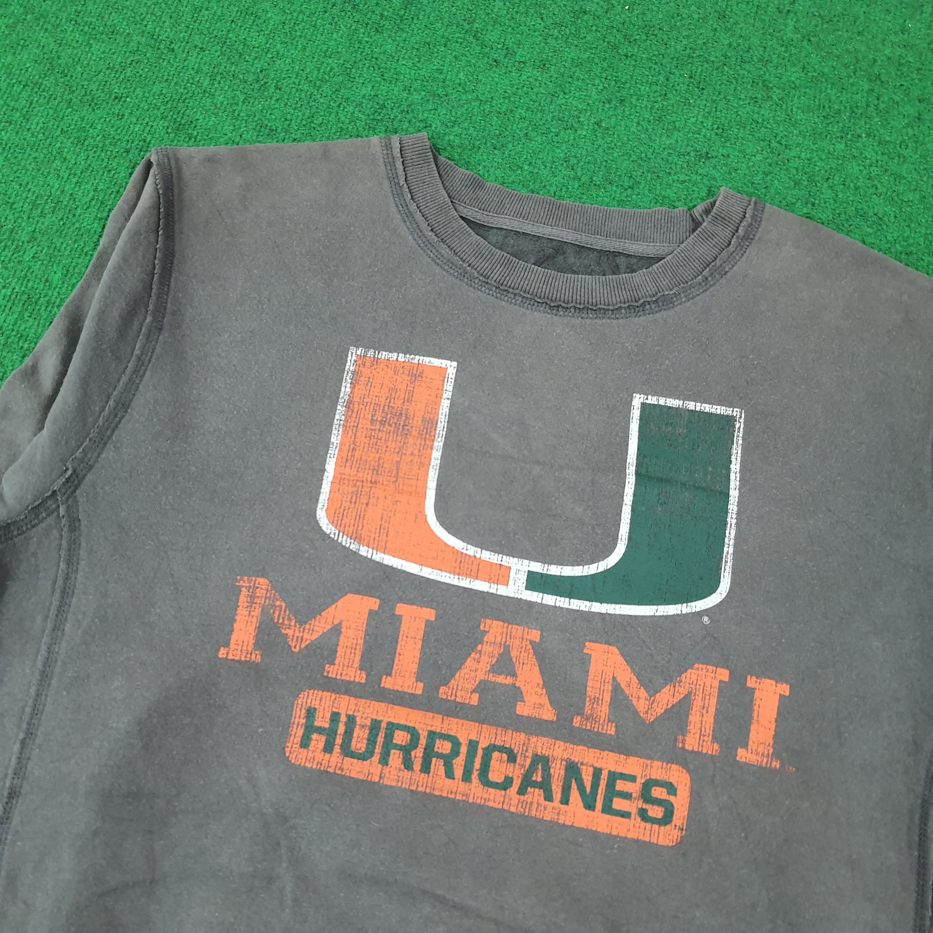 Colosseum Athletics Vintage Colosseum MIAMI Hurricanes Sweatshirt C248N10 Size US M / EU 48-50 / 2 - 2 Thumbnail