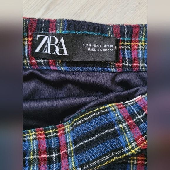 Zara New Zara Plaid Bubble Skirt - Size Small Size 24" / US 00 / IT 34 - 3 Thumbnail
