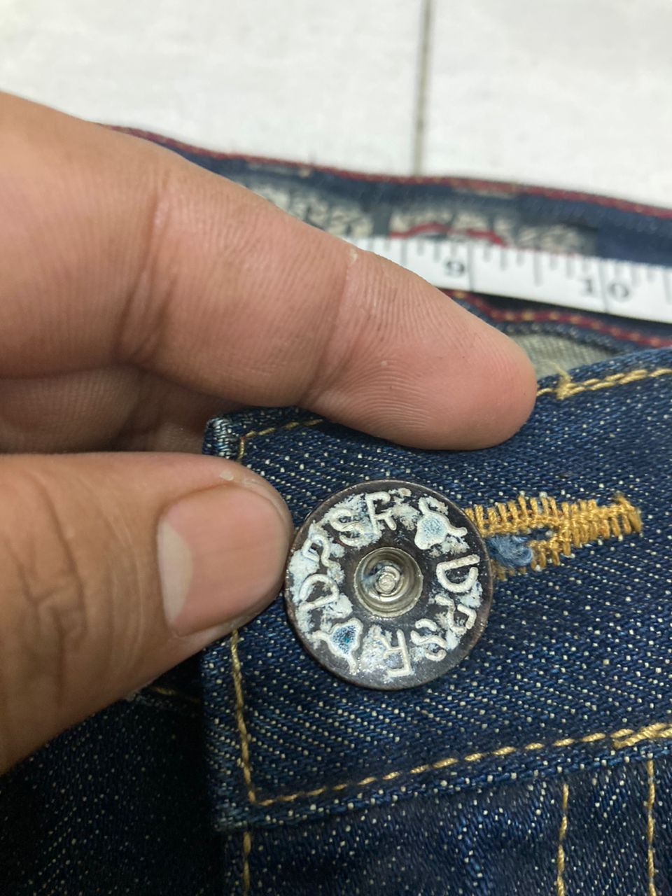Vintage Vintage Distressed DPSR Denim Jeans Size US 34 / EU 50 - 8 Thumbnail