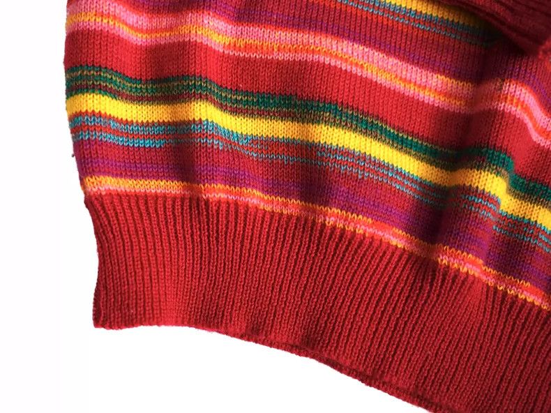 Kenzo KENZO Go out in a rainbow striped knit sweater Size M / US 6-8 / IT 42-44 - 8 Thumbnail
