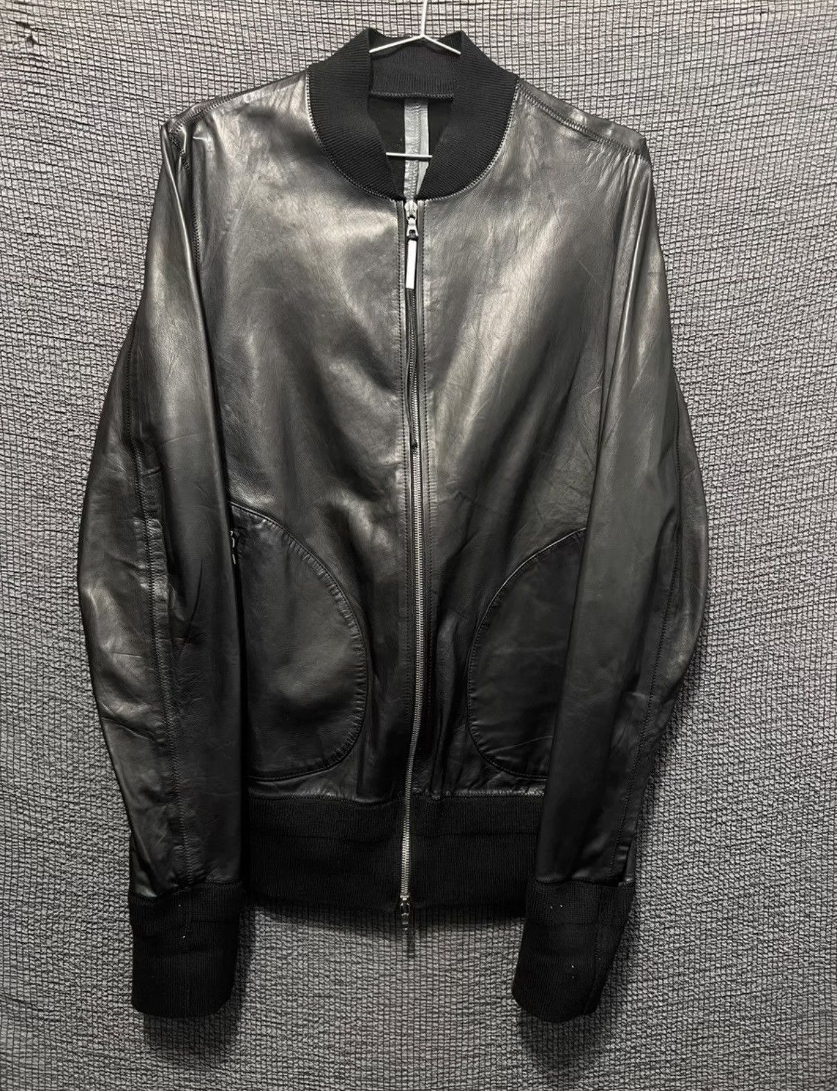 Isaac Sellam Experience ISAAC SELLAM French Leather King Bomber Keel Leather Jacket Size US S / EU 44-46 / 1 - 1 Thumbnail