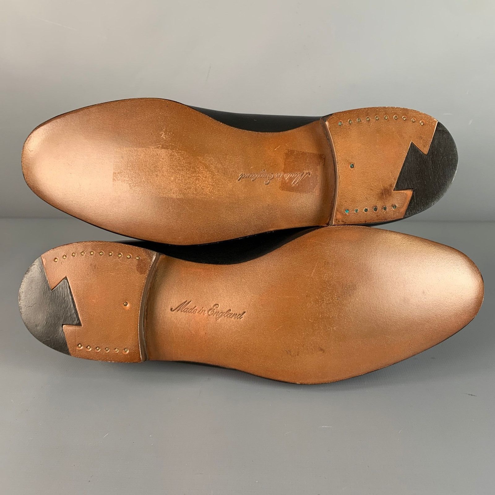 Paul Stuart PAUL STUART x GRENSON Size 6.5 Black Leather Bow Loafers Size US 6.5 / EU 39-40 - 6 Thumbnail