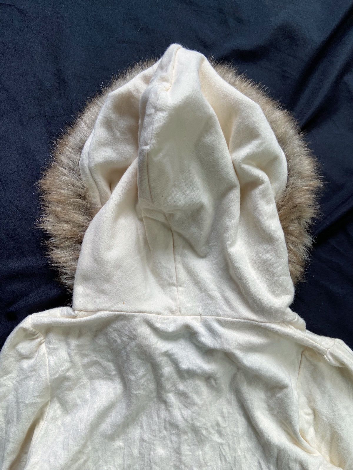 20471120 JAPANESE ABC UNE FACE FAUX FUR ZIP HOODIE Size US S / EU 44-46 / 1 - 11 Thumbnail