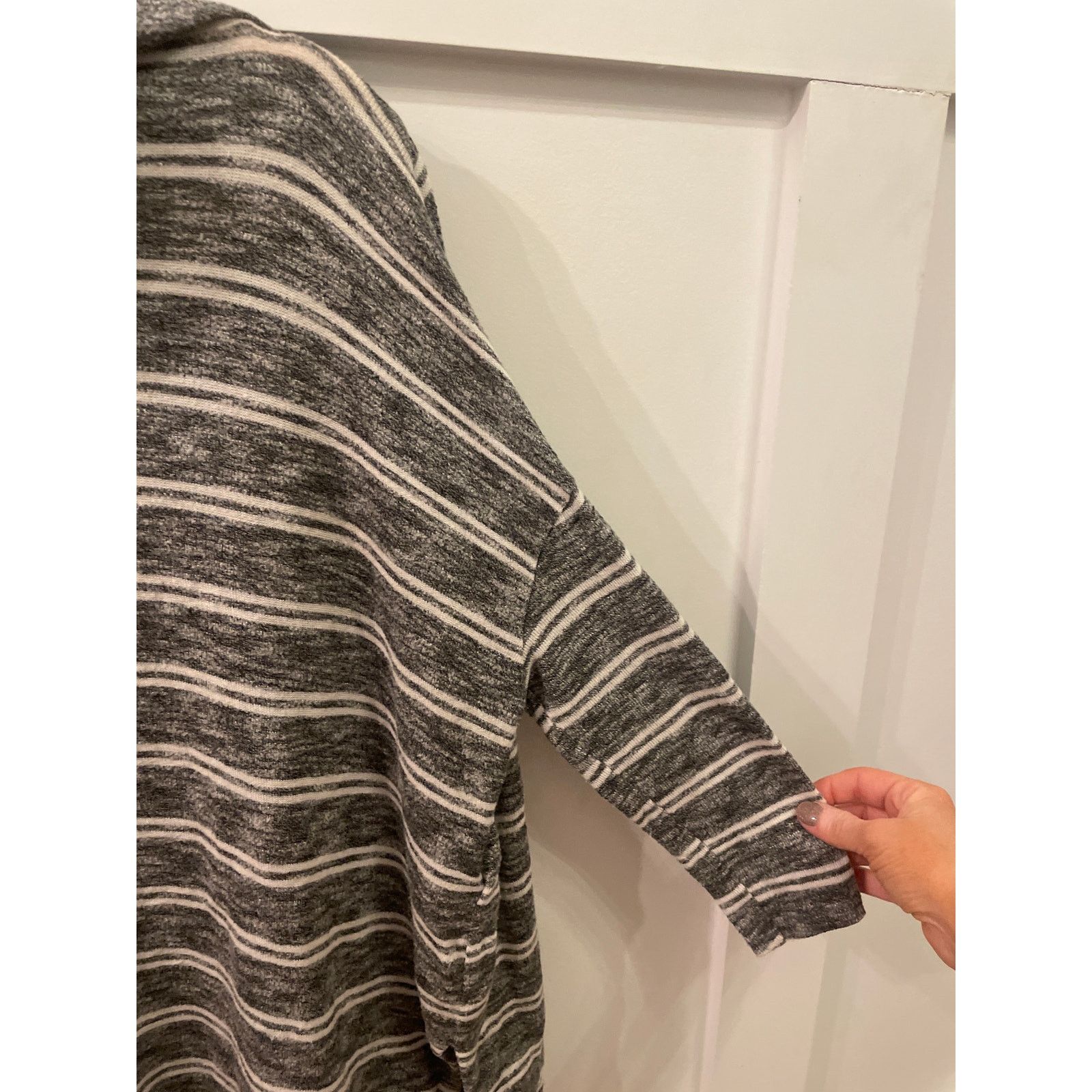 Anthropologie Anthropologie Postmark Striped Turtleneck Knit Sweater, S Size S / US 4 / IT 40 - 6 Thumbnail