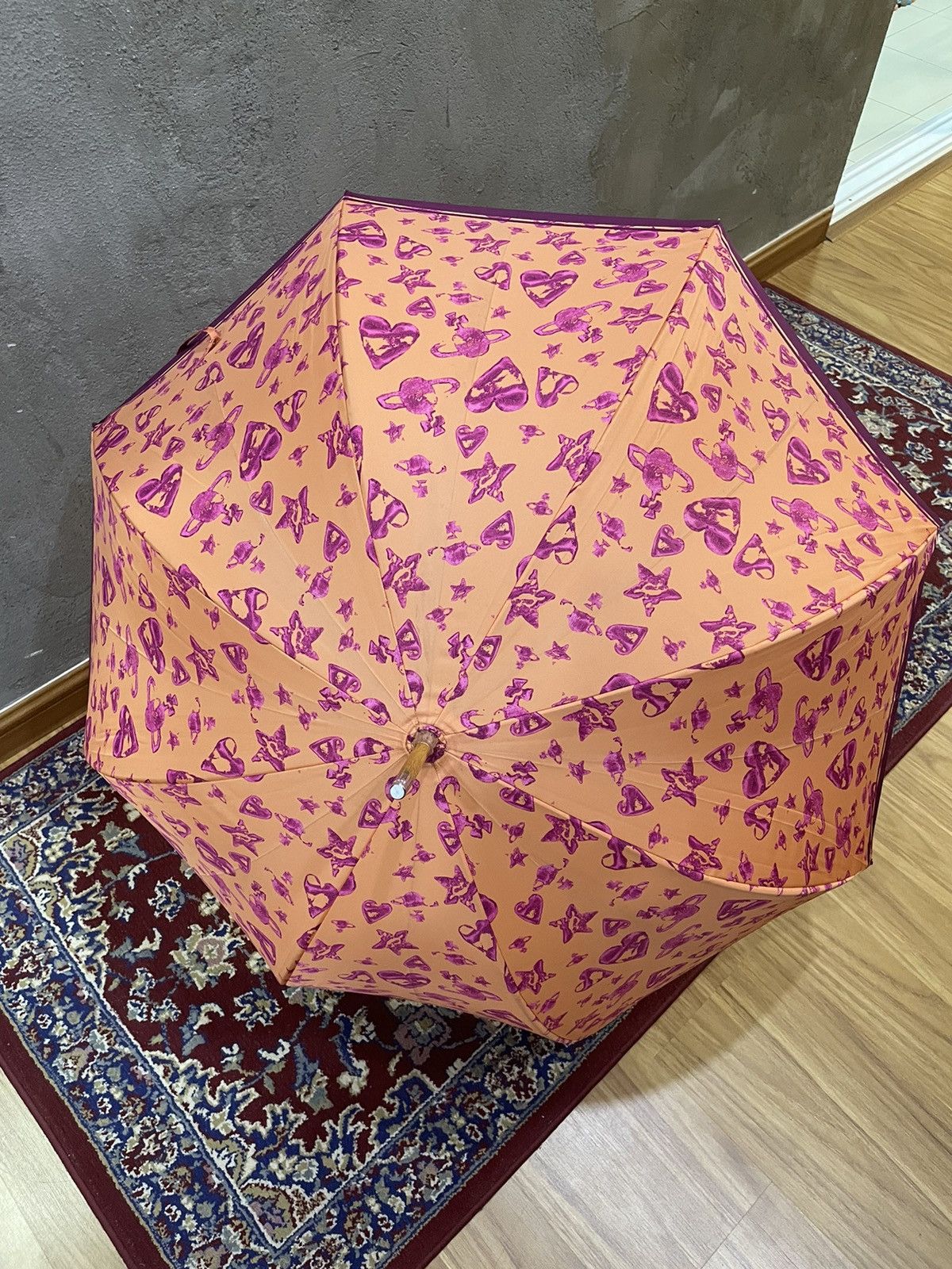 Vivienne Westwood Vivienne Westwood “Orb Skull Love “ Umbrella Size ONE SIZE - 2 Thumbnail