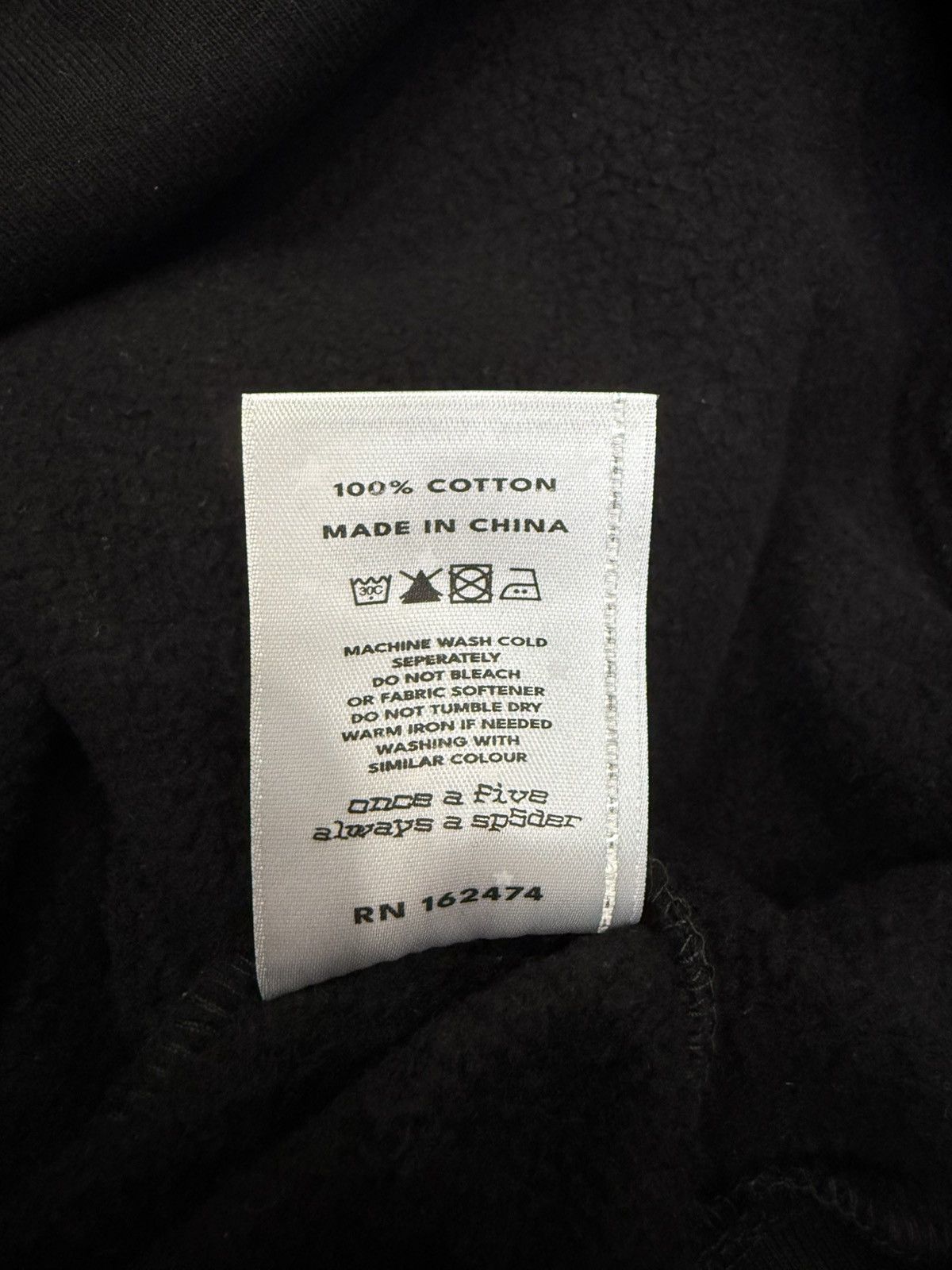 Sp5der Sp5der Phantom Web Black Hoodie Size US S / EU 44-46 / 1 - 8 Thumbnail