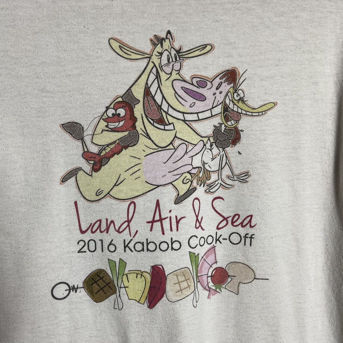 Cartoon Network Cow And Chicken Cartoon Kabobs Parody T-Shirt Size US M / EU 48-50 / 2 - 3 Thumbnail