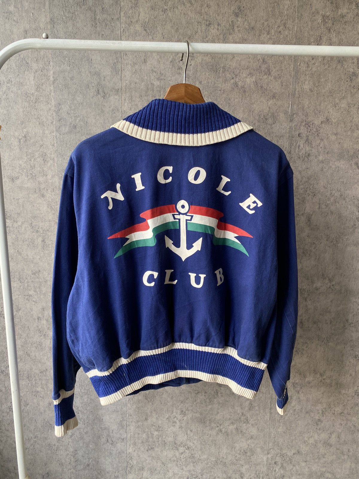 Japanese Brand Vintage 90s Nicole Club Big Lock Back Design Blue Faded Size US M / EU 48-50 / 2 - 1 Thumbnail