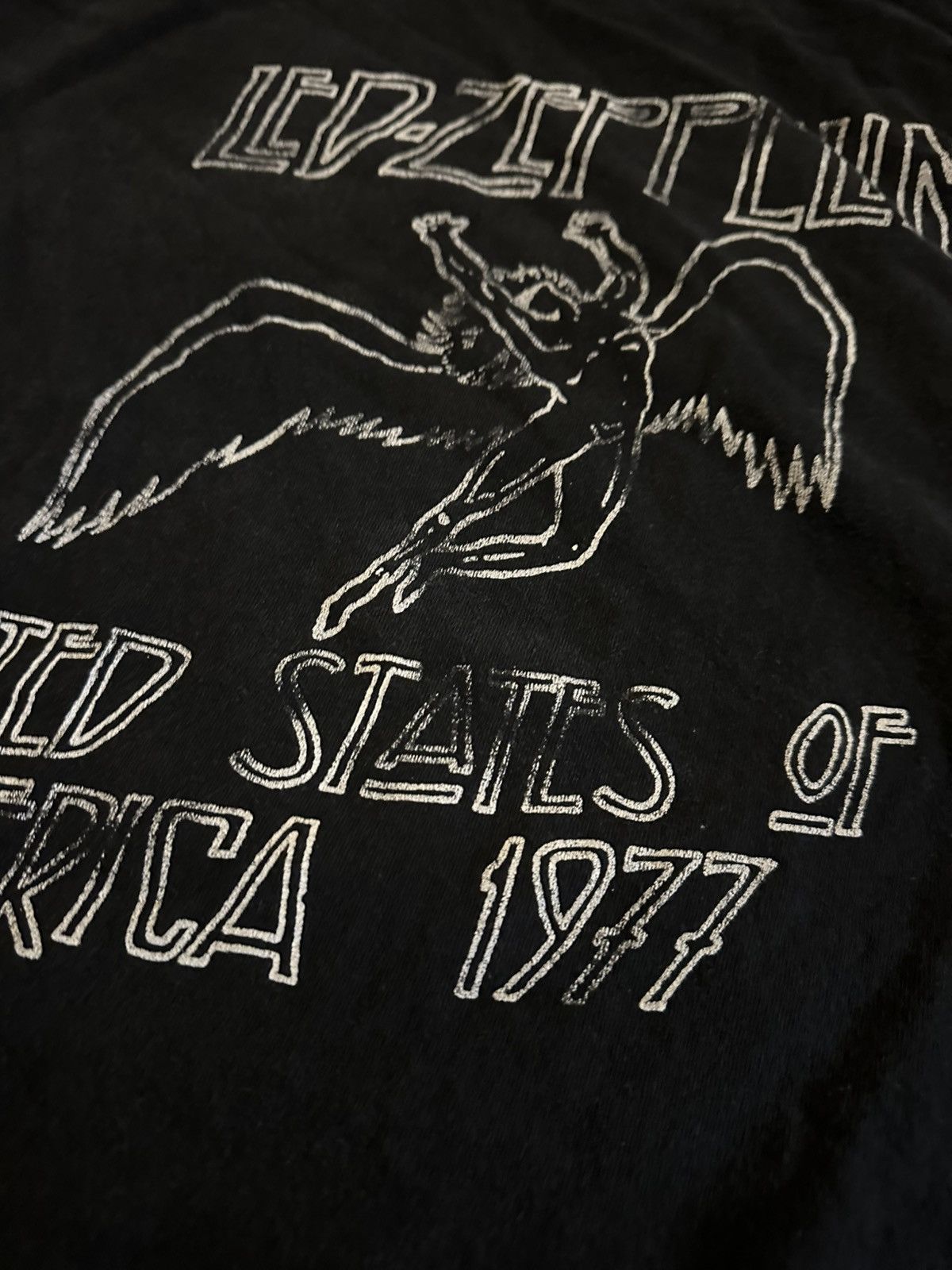 The Unbranded Brand Led Zeppelin 1977 USA Tour T-Shirt (L) 90s Vintage Bootleg Size US L / EU 52-54 / 3 - 2 Thumbnail