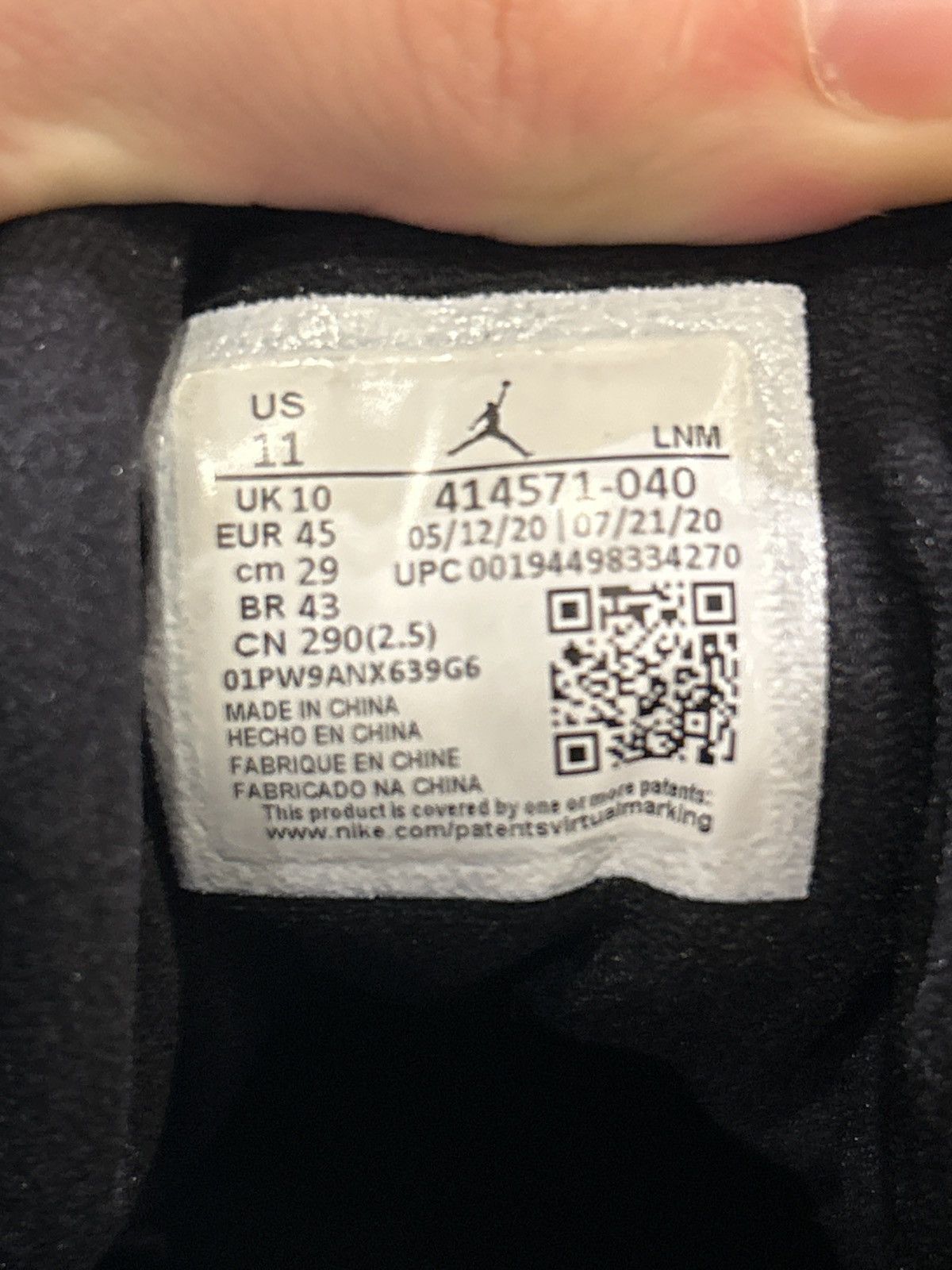 Jordan Brand Jordan 13 Retro Black Hyper Royal Size US 11 / EU 44 - 6 Thumbnail