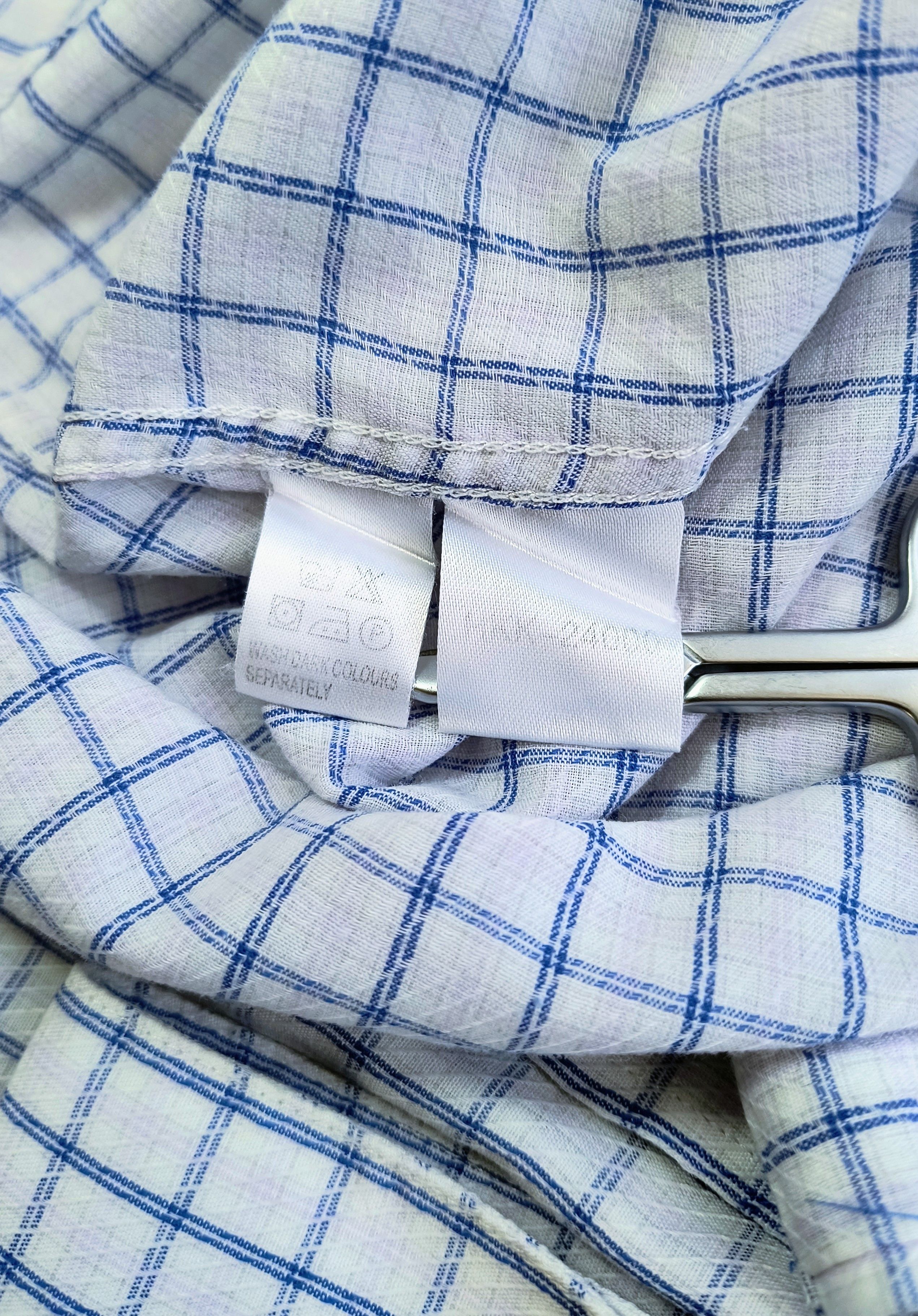 Saint Laurent Paris × Yves Saint Laurent Vintage Yves Saint Laurent Check Light Shirt Size US M / EU 48-50 / 2 - 10 Thumbnail