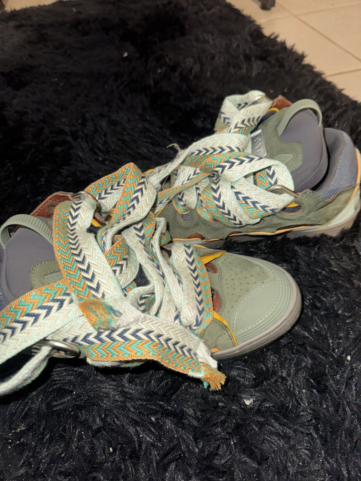 Lanvin Lanvins curb sneaker size 42 size 9 men Size US 9 / EU 42 - 3 Thumbnail