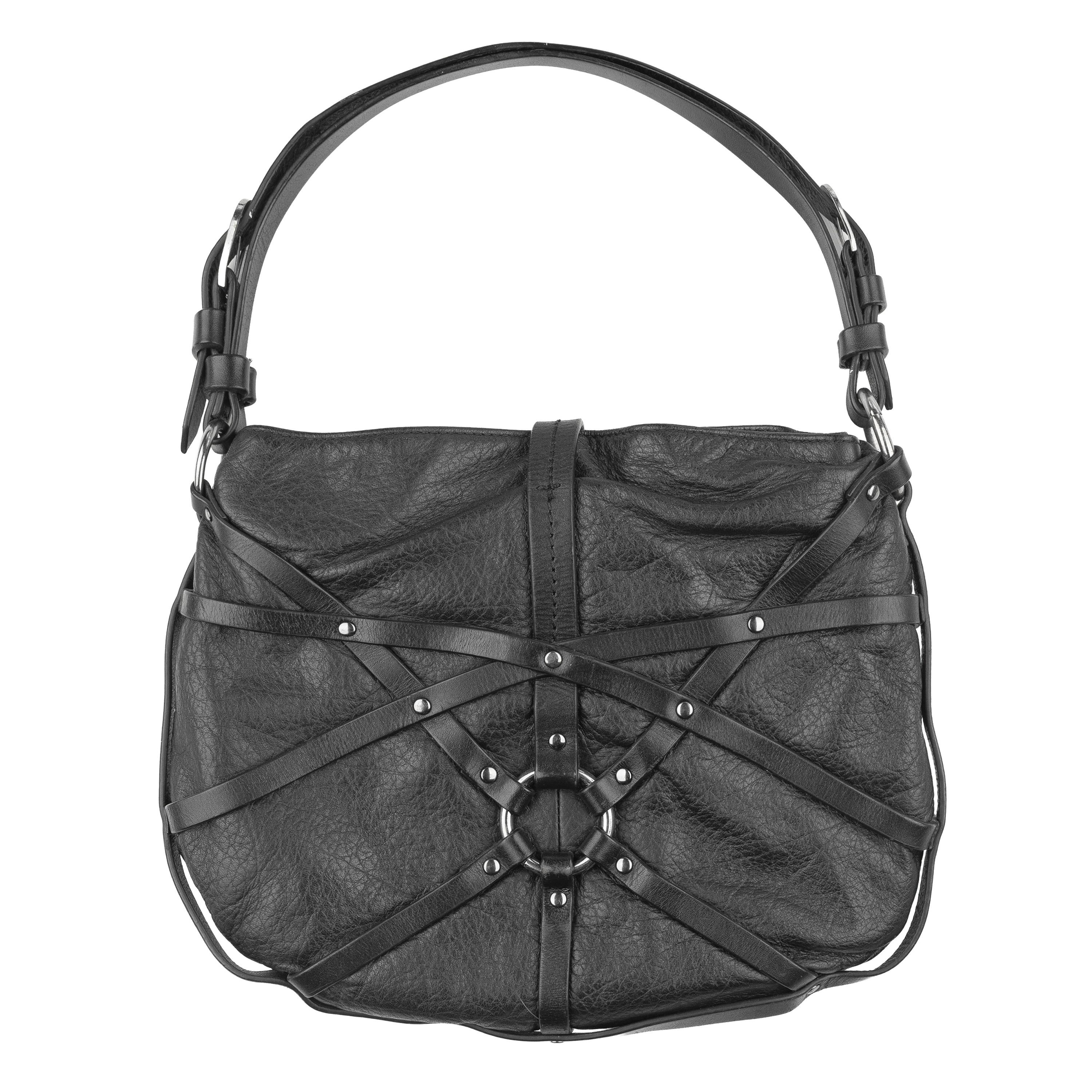 Diesel Diesel Bondage Vintage Black Leather Bag Size ONE SIZE - 2 Thumbnail