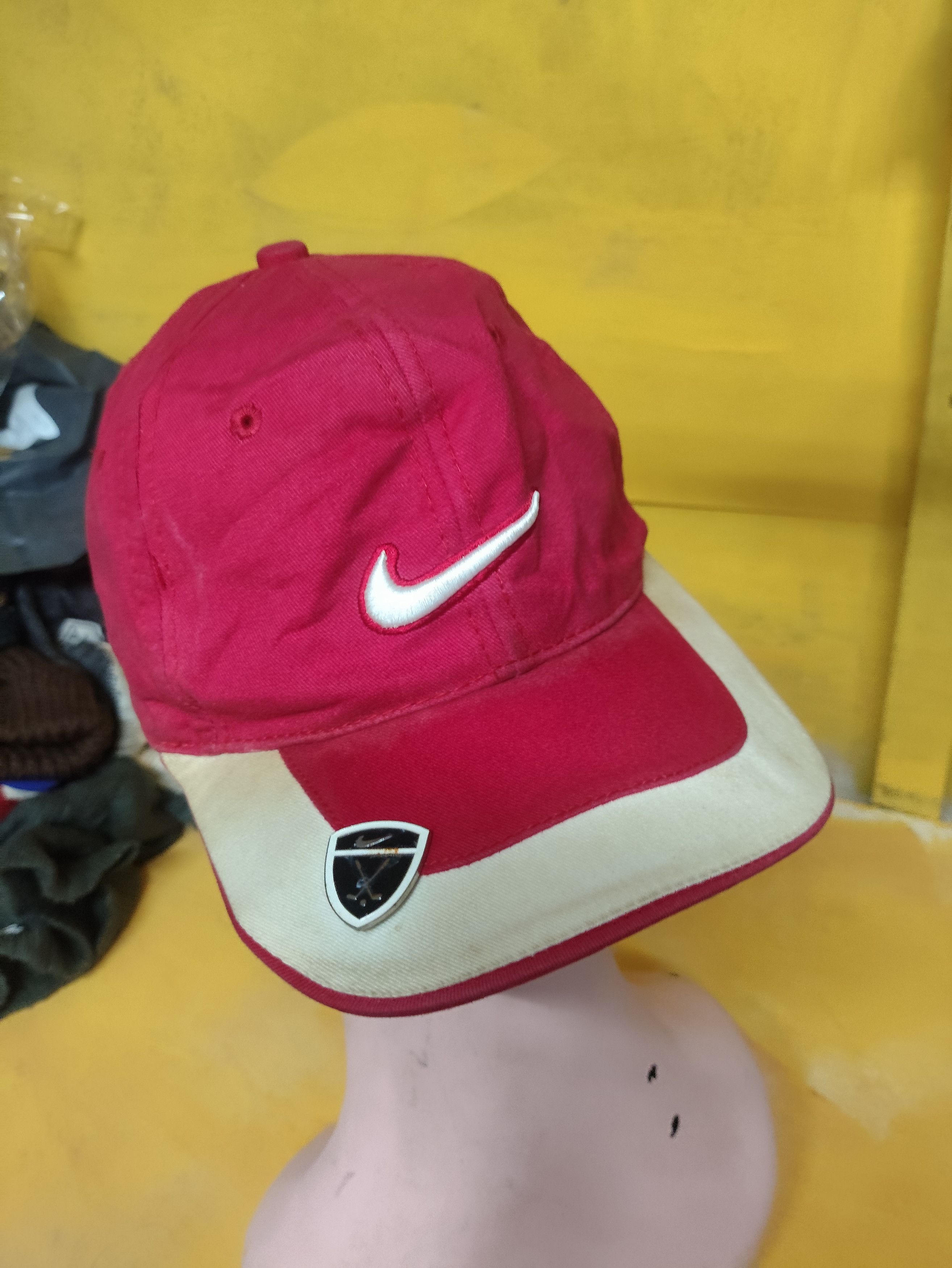 Nike × Tiger Woods HAT GOLF 💥 TIGER WOOD ❌ NIKE RED WHITE VINTAGE Size ONE SIZE - 1 Thumbnail