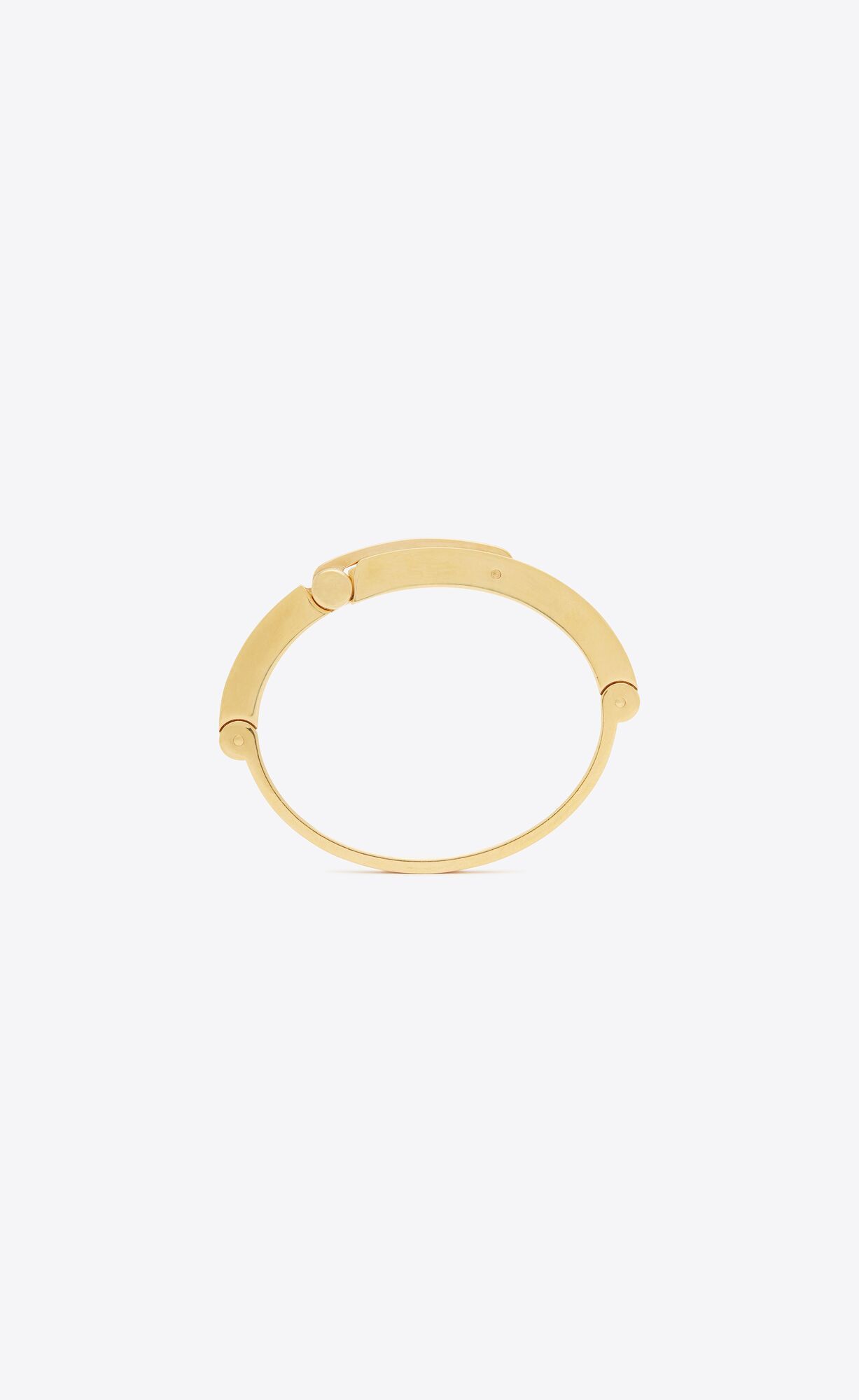 Saint Laurent Paris o1b1hav111124 Size: OS / Modernist Oval Bracelet in Gold Size ONE SIZE - 3 Thumbnail
