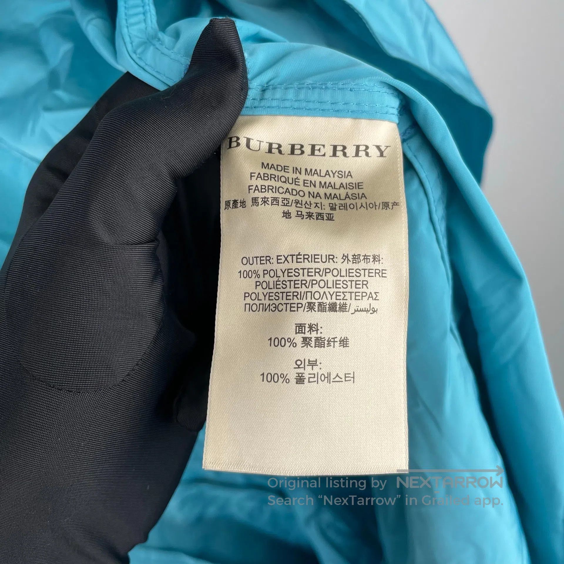 Burberry Burberry Classic double-breasted design blue trench coat| Size XS / US 0-2 / IT 36-38 - 8 Thumbnail