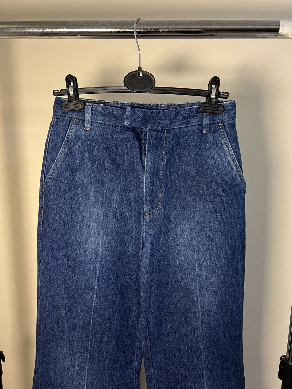 Gucci Gucci Wide Leg Flare Jeans Women’s Luxury Size 28" / US 6 / IT 42 - 3 Thumbnail