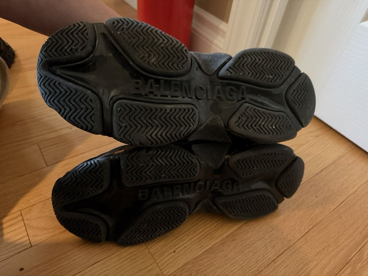Balenciaga Balenciaga Triple S Black Size US 8 / EU 41 - 5 Thumbnail