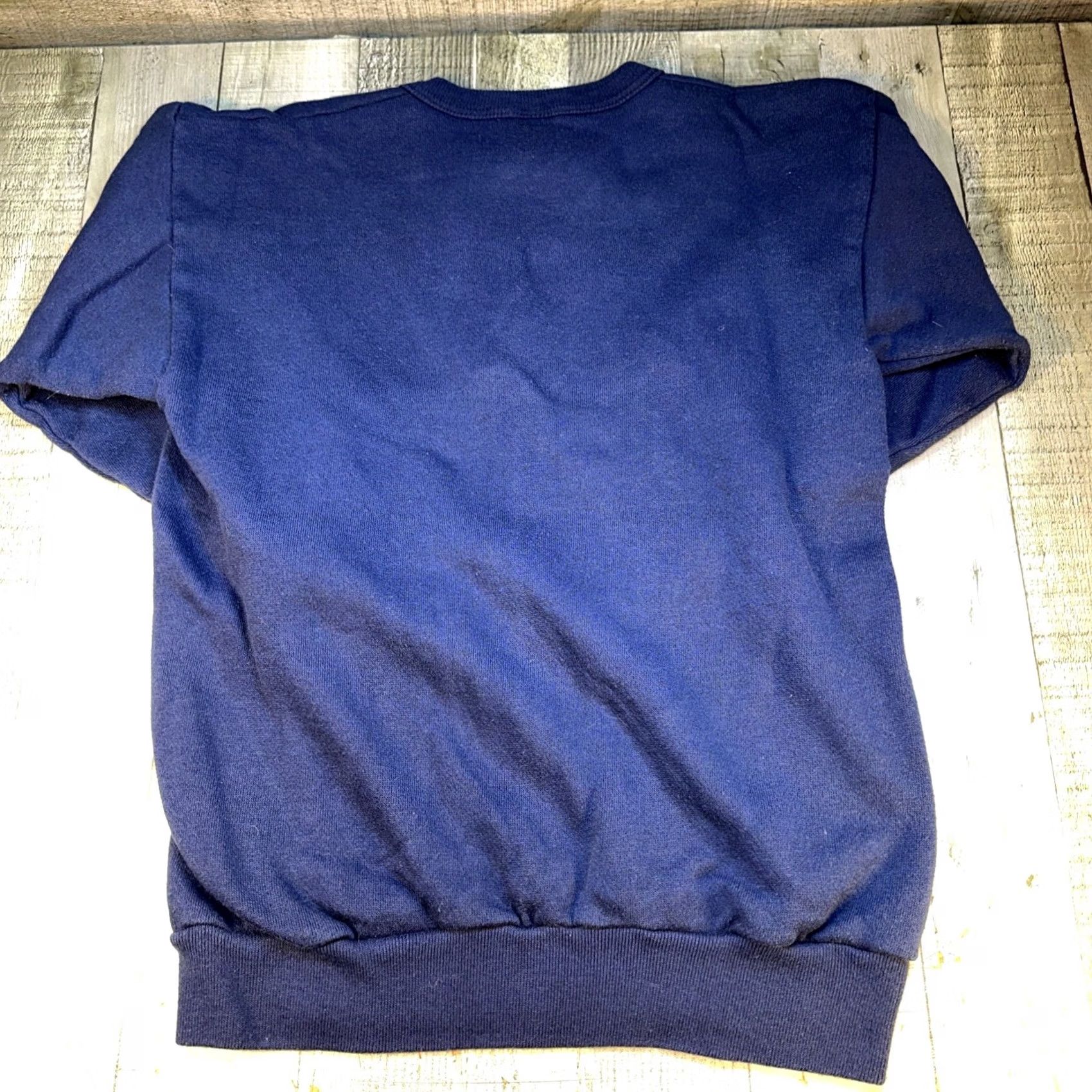 Tultex VINTAGE Tultex Henley Sweatshirt Small Navy 90s USA Made Short Sleeve Mens Shirt Small Navy Blue Henley 90s Vintage USA Made Tultex Size US S / EU 44-46 / 1 - 4 Thumbnail