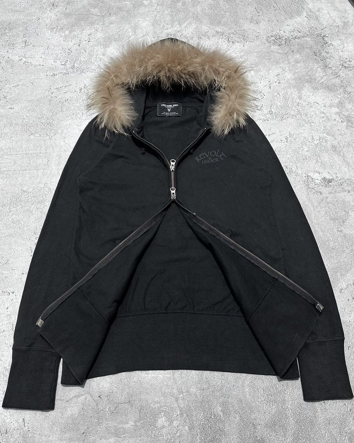 Japanese Brand Japanese Virgo Rebel Aamy Fur Hoodie Ifsixwasnine Lgb Style Size US XS / EU 42 / 0 - 2 Thumbnail