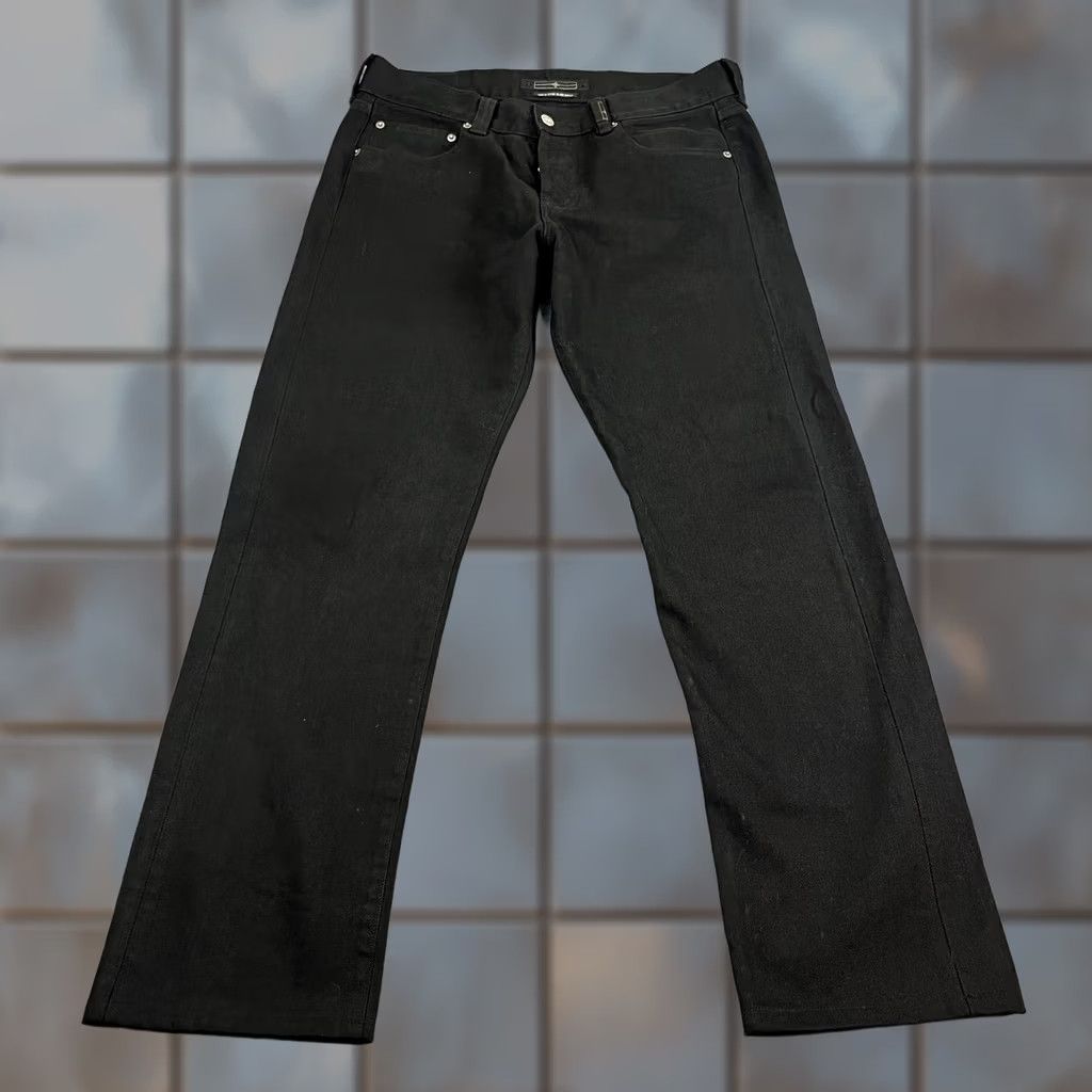 Stone Island Stone Island Jeans Regular Straight 33 30 Black Button Fly Cotton Denim Mens Jeans Size US 33 - 1 Thumbnail