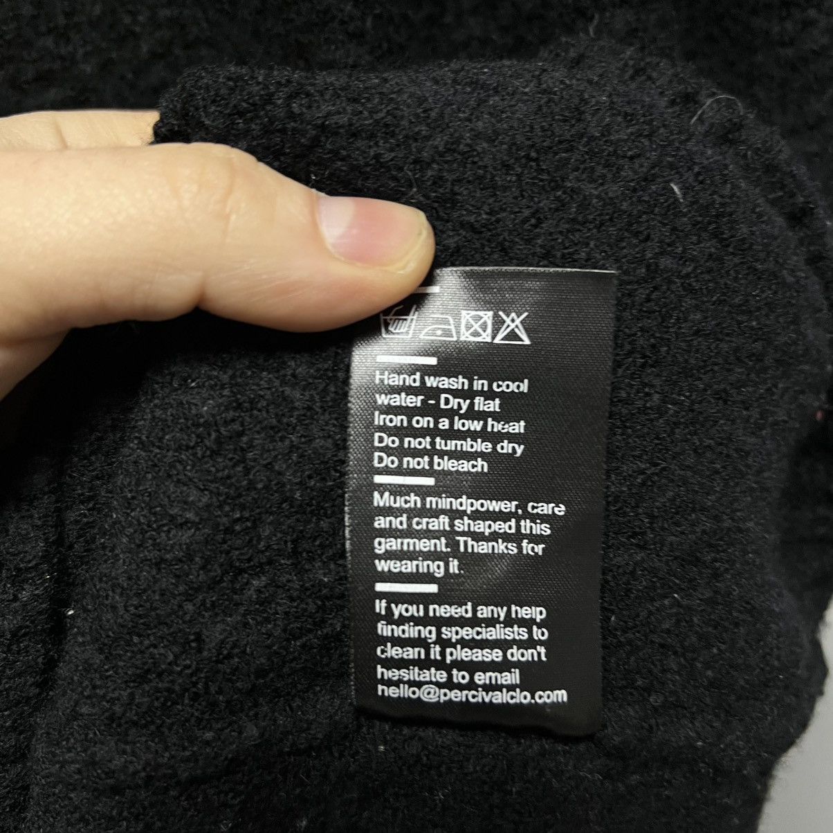 Percival Percival Mohair Wool Sweater Black Size US M / EU 48-50 / 2 - 9 Thumbnail