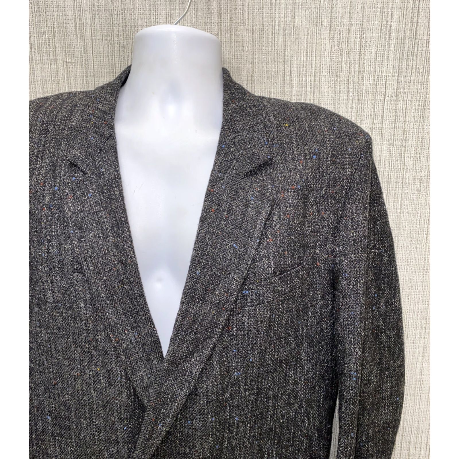 Vintage Avanti Wool Blend Double Breasted Sport Coat - Gray - Men - Size 46 - Casual Coat Size US S / EU 44-46 / 1 - 2 Thumbnail