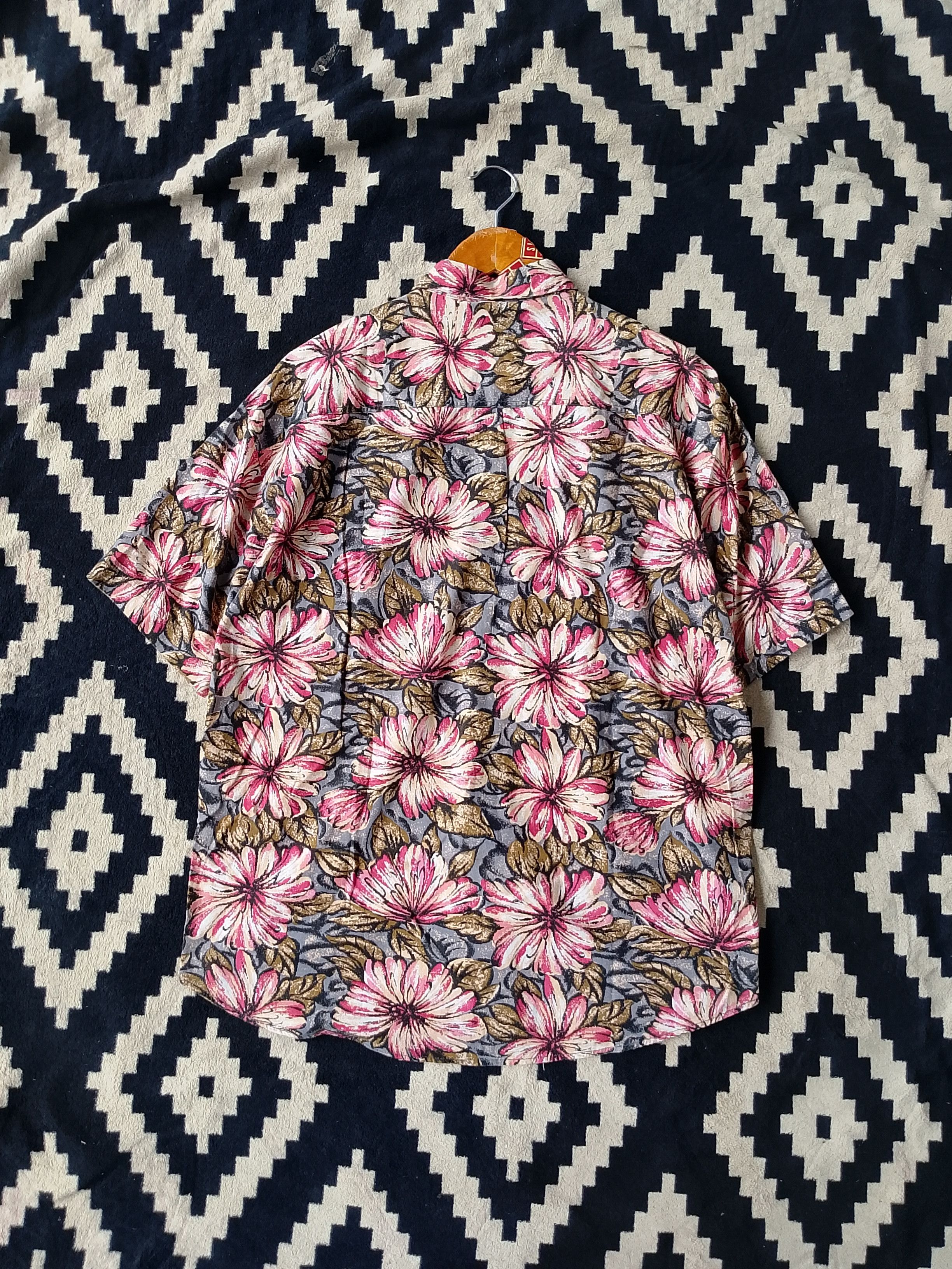 Vintage Vintage B&K Florals Shirt Classic Bohemian Woodstock Size US L / EU 52-54 / 3 - 6 Thumbnail