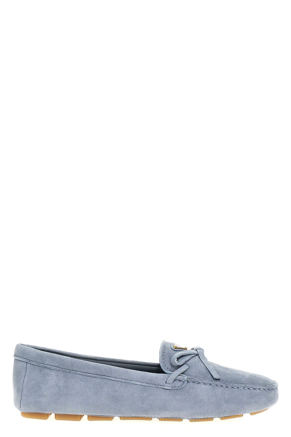 image of Prada 'drive' Loafers in Light Blue, Women's (Size 5)