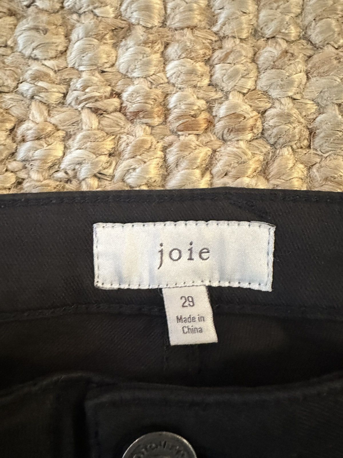 Joie JOIE Okana Faux Leather Trimmed Cropped Pants Size 29" - 7 Thumbnail