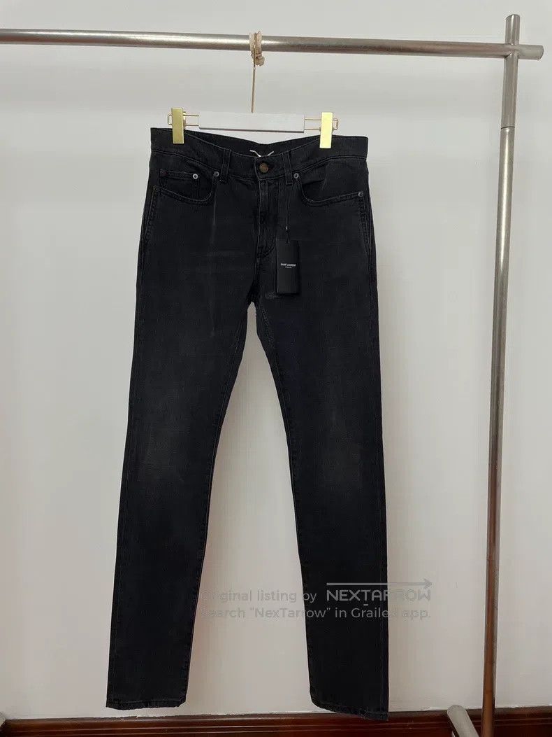 Saint Laurent Paris Straight Leg Jeans