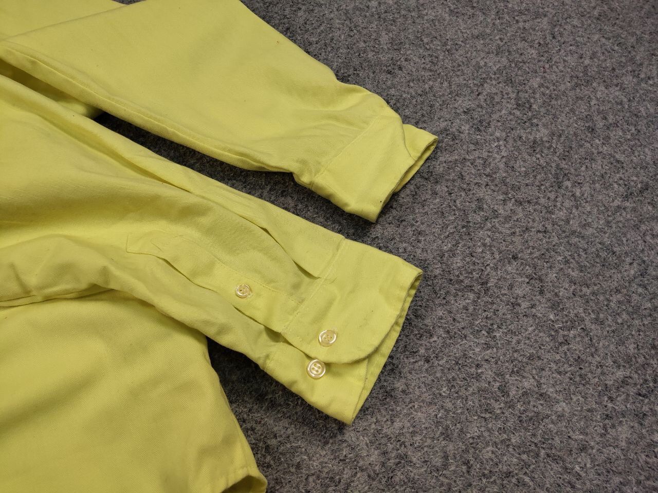 Yves Saint Laurent Rare Vintage Yves saint laurent Logo neon Buttons Shirt Size US XL / EU 56 / 4 - 15 Thumbnail