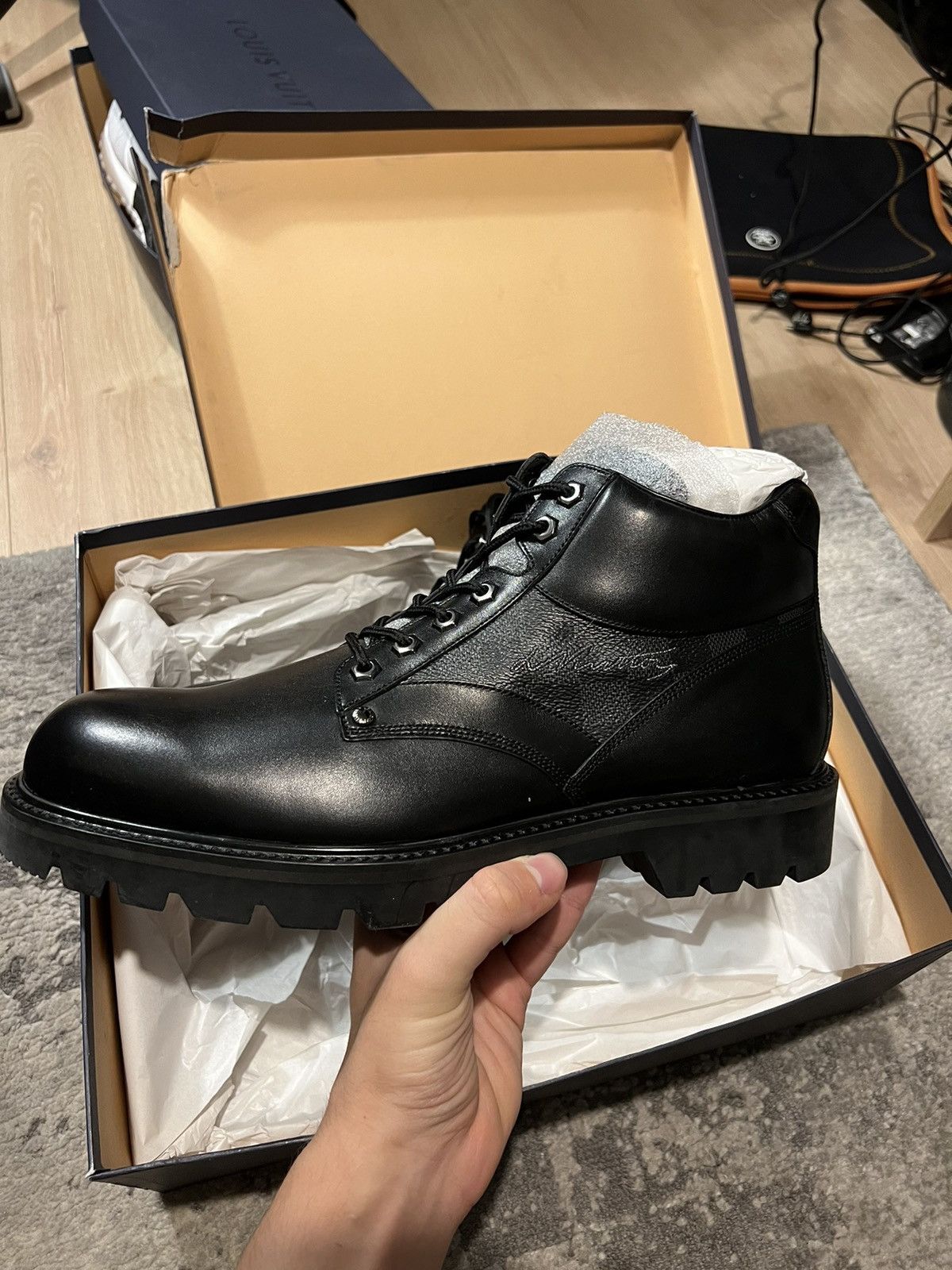 Louis Vuitton Louis Vuitton Oberkampf Ankle Boot Grailed