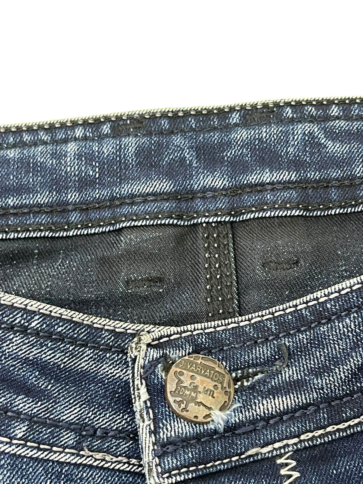 John Varvatos Slim Jeans John Varvatos Distress Denim 8🟦7 Size US 32 / EU 48 - 19 Thumbnail