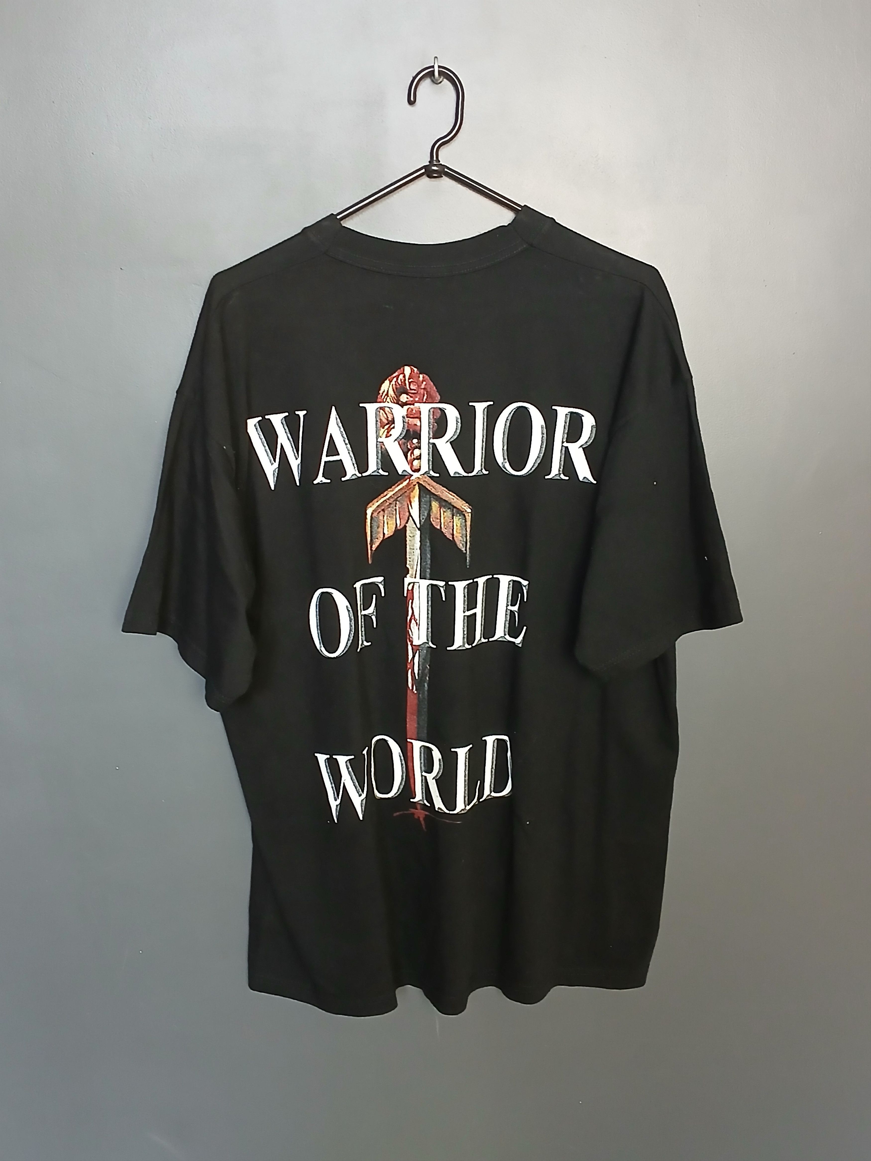 Band Tees Manowar Warrior Of The World T-Shirt Size US XL / EU 56 / 4 - 2 Thumbnail
