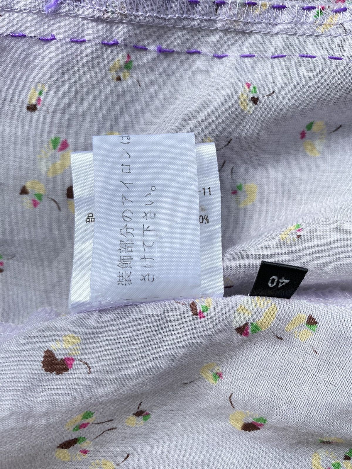 Paul Smith Paul Smith Women Lilac Floral Shirt Size S / US 4 / IT 40 - 8 Thumbnail