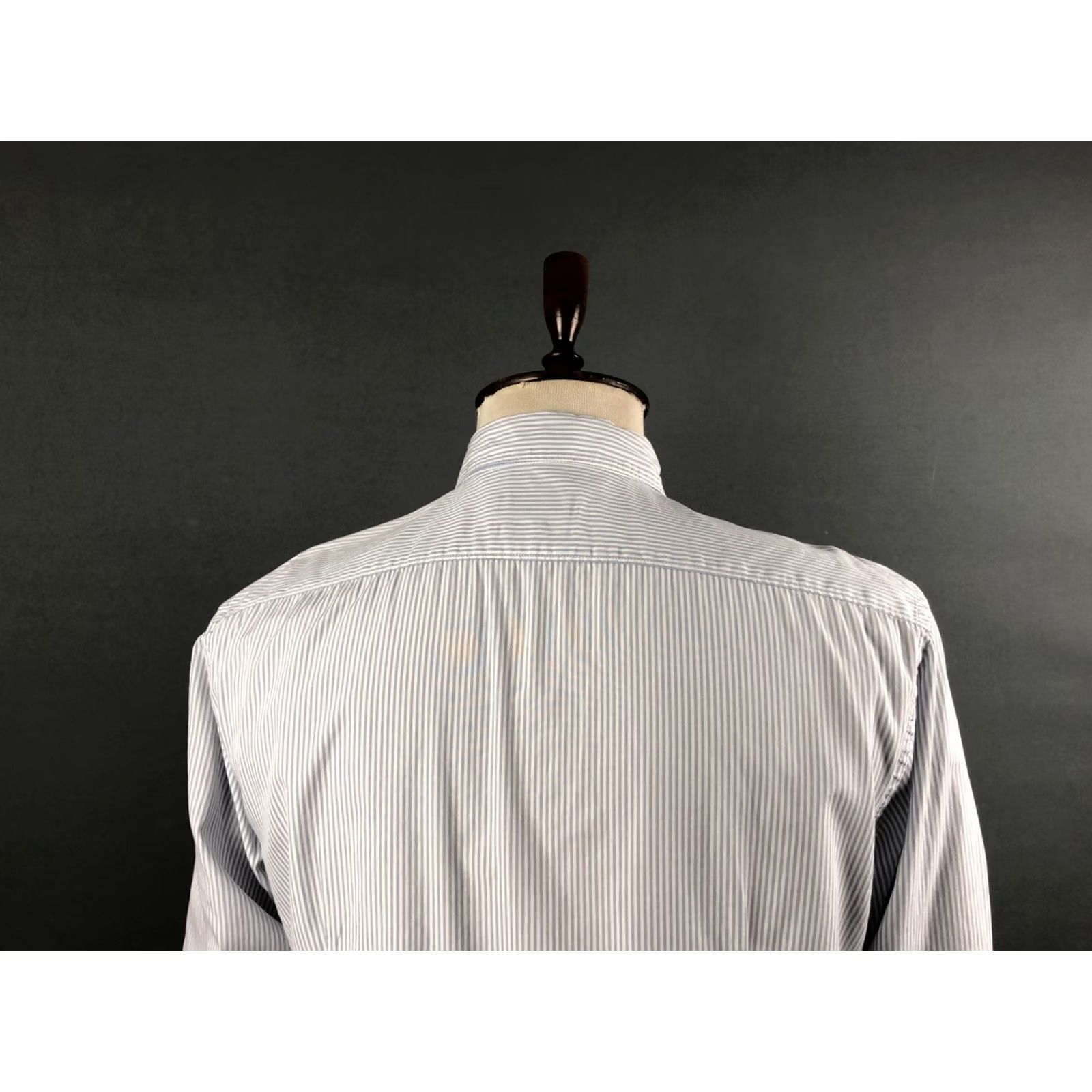 Diesel Diesel Men's Shirt XL White Cotton Striped Slim Fit Button-Up Size US XL / EU 56 / 4 - 4 Thumbnail