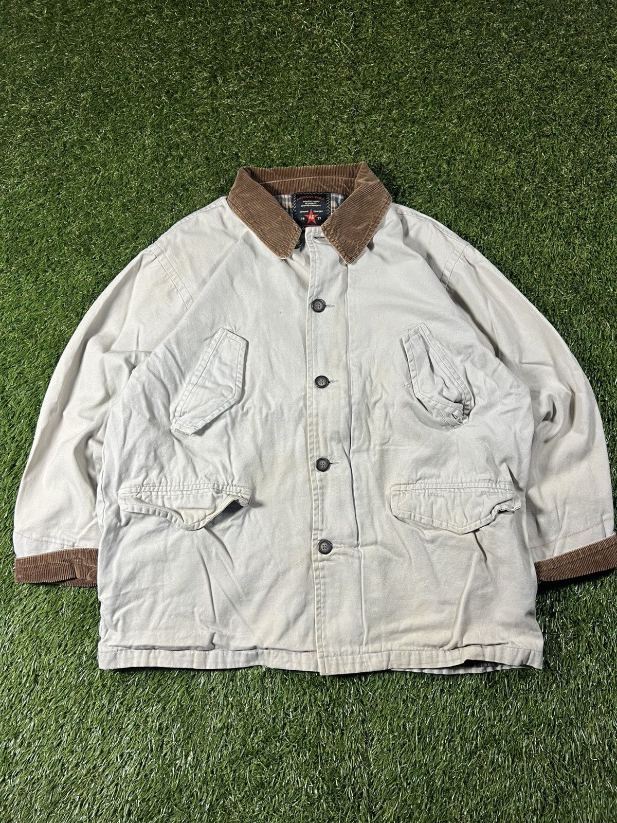 American Eagle Outfitters Vintage 90s American Eagle Fall Chore Detroit Coat Jacket Size US M / EU 48-50 / 2 - 1 Thumbnail