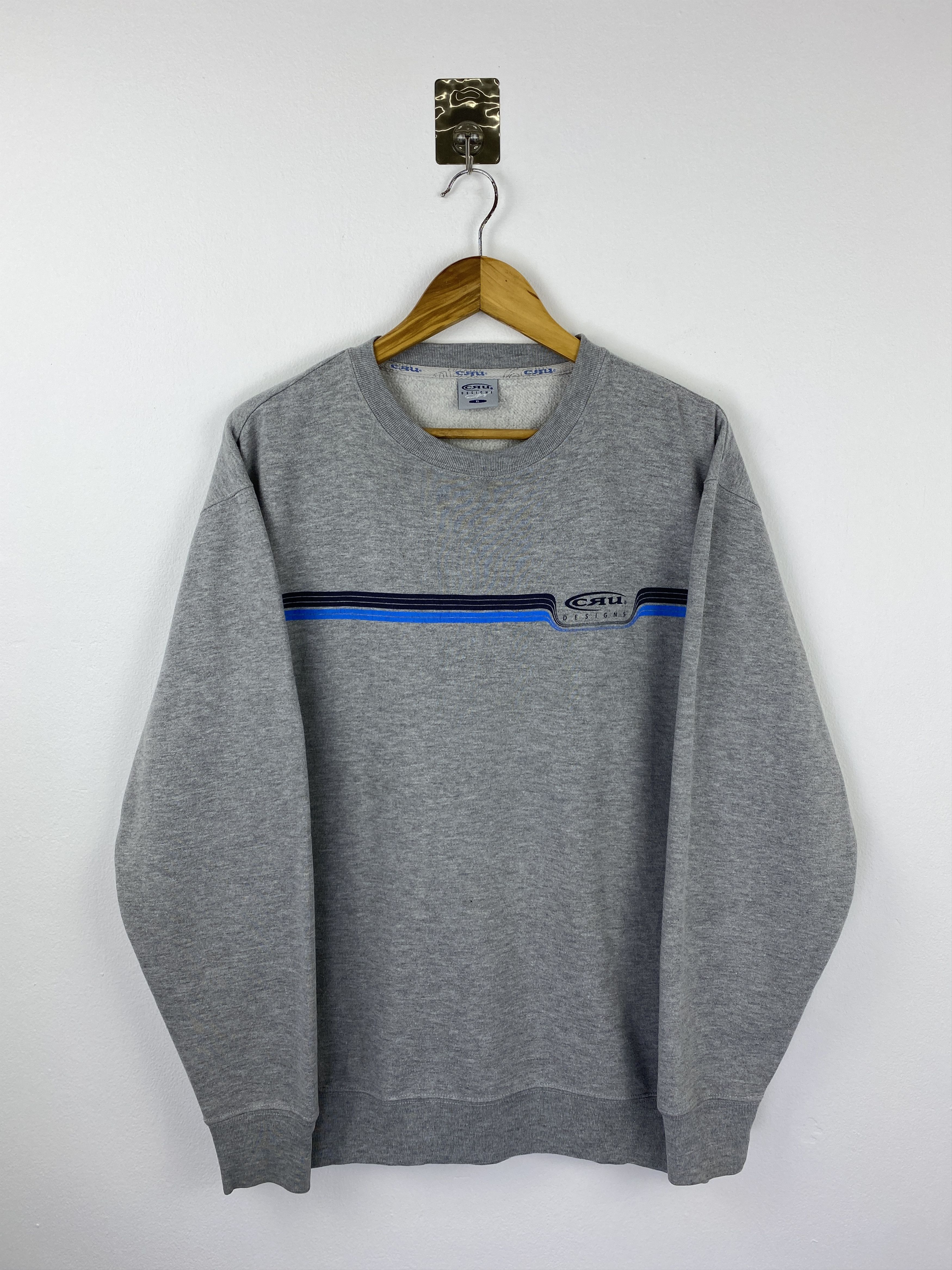 Vintage Cru Designs Crewneck Pullover Sweatshirt SH0434