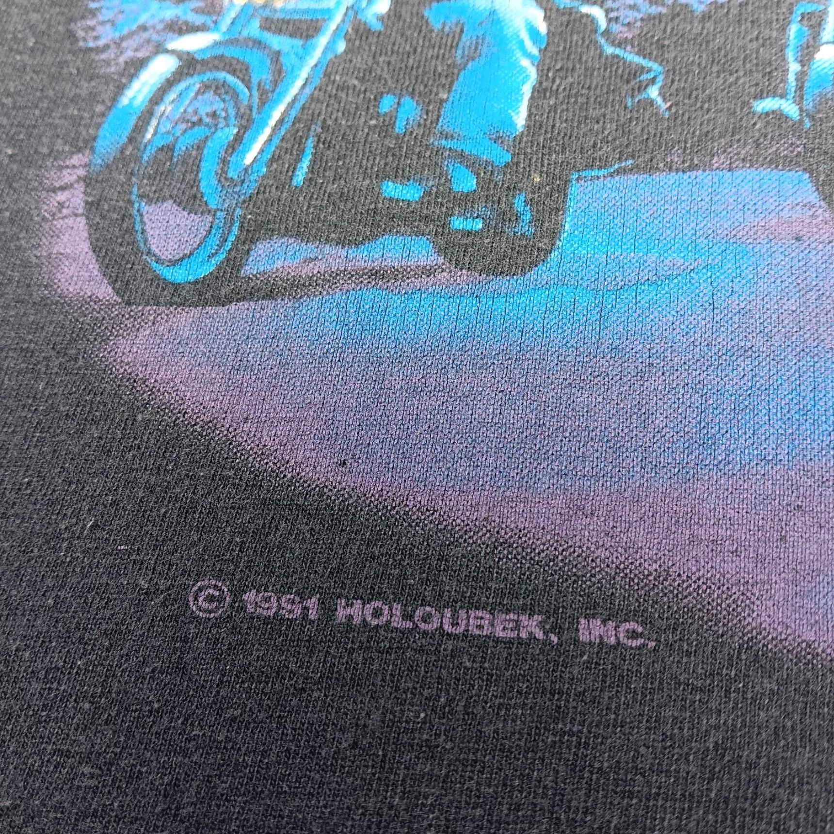 Harley Davidson VINTAGE Harley-Davidson T-Shirt Men Short Sleeve S Black Biker Wolf Legend Distressed 90s Motorcycles Size US S / EU 44-46 / 1 - 6 Thumbnail