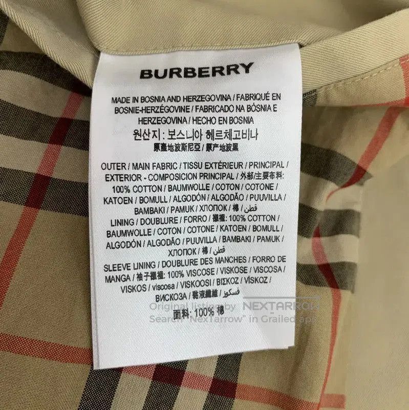 Burberry Burberry Brown Cotton Women's Trench Coat. Size M / US 6-8 / IT 42-44 - 6 Thumbnail