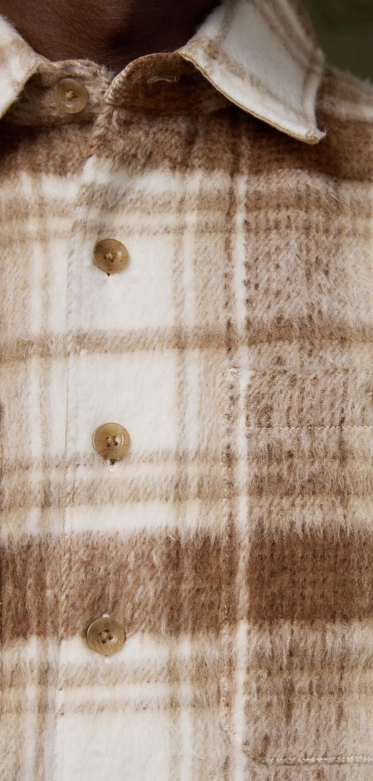 American Eagle Outfitters AE x Tru Kolors Heavyweight Brushed Plaid Overshirt Size US XL / EU 56 / 4 - 7 Thumbnail