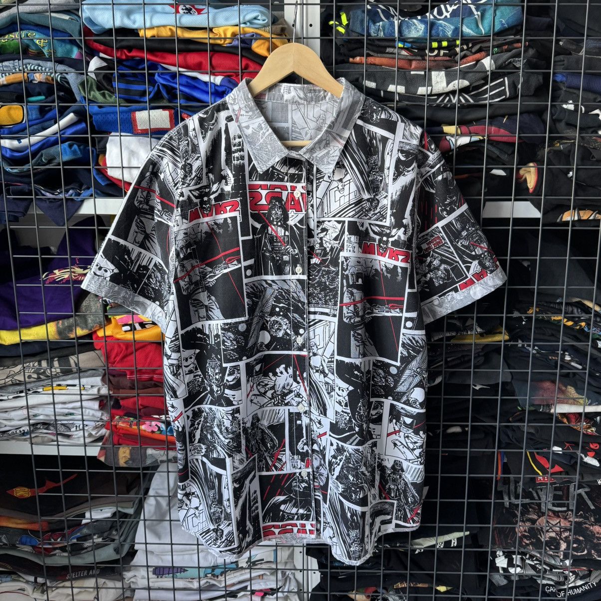 Star Wars × Vintage Vintage Star Wars Comics Short Sleeve Shirt Size US L / EU 52-54 / 3 - 1 Thumbnail