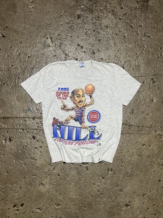 Vintage Vintage Grant Hill Rookie of the Year Cartoon Tee Pistons