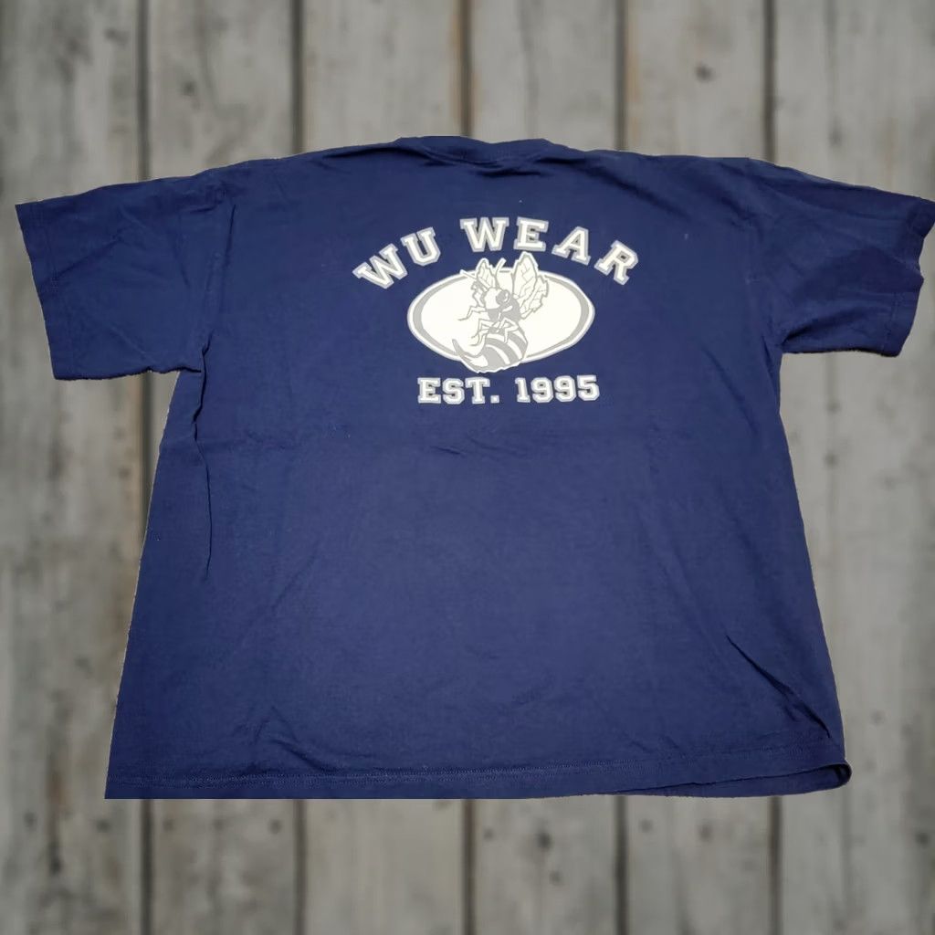 Vintage VINTAGE Wu Wear Shirt WU TANG CLAN Rap Killa Beez XL Blue 90s Mens Size US XL / EU 56 / 4 - 1 Thumbnail
