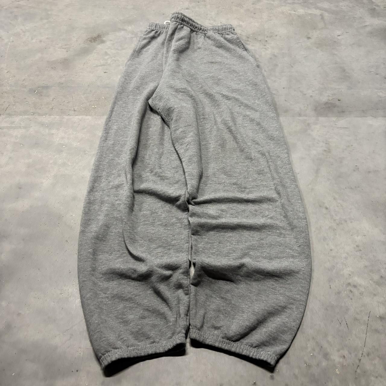 Japanese Brand × Vintage Crazy Vintage Y2K/2000s Grey Essential Sweatpants! Size US 30 / EU 46 - 3 Thumbnail