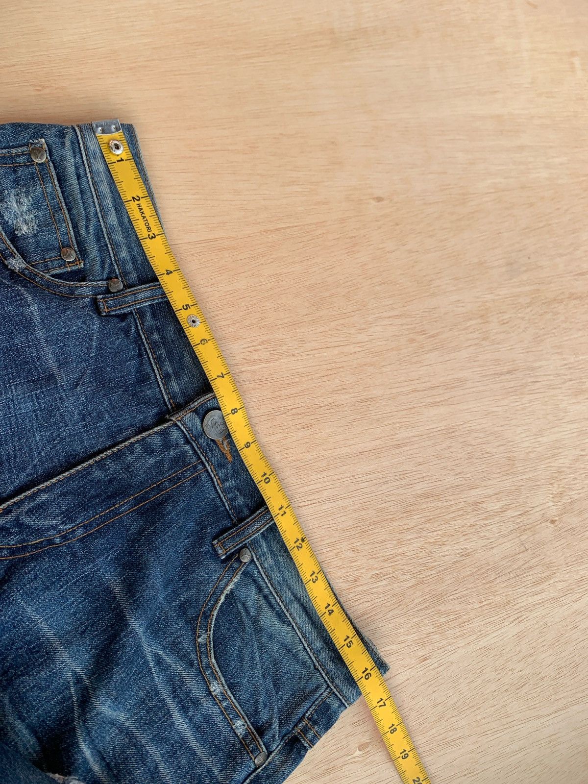 Hysteric Glamour × If Six Was Nine × Japanese Brand Distressed Denim Yaponskii Ifsixwasnine Style Jeans Size US 32 / EU 48 - 9 Thumbnail